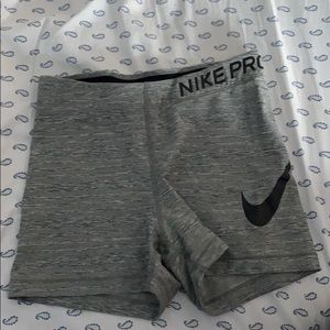 grey nike pro spandex